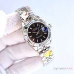 3A Factory 1-1 Rolex Datejust 28 mm Automatic Watches Black Index Dial